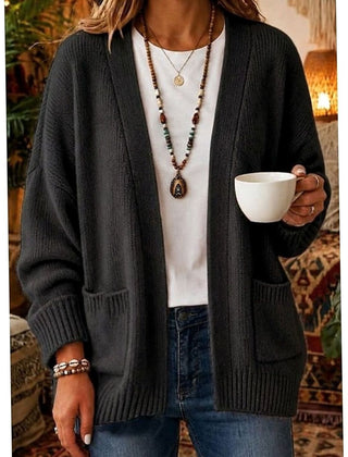 Coverly - Draped Knit Cardigan Sweater For Layering — view 5 of 5