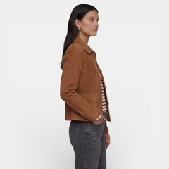Sueleta - Suede Effect Jacket Office To Weekend Wear — view 2 of 4