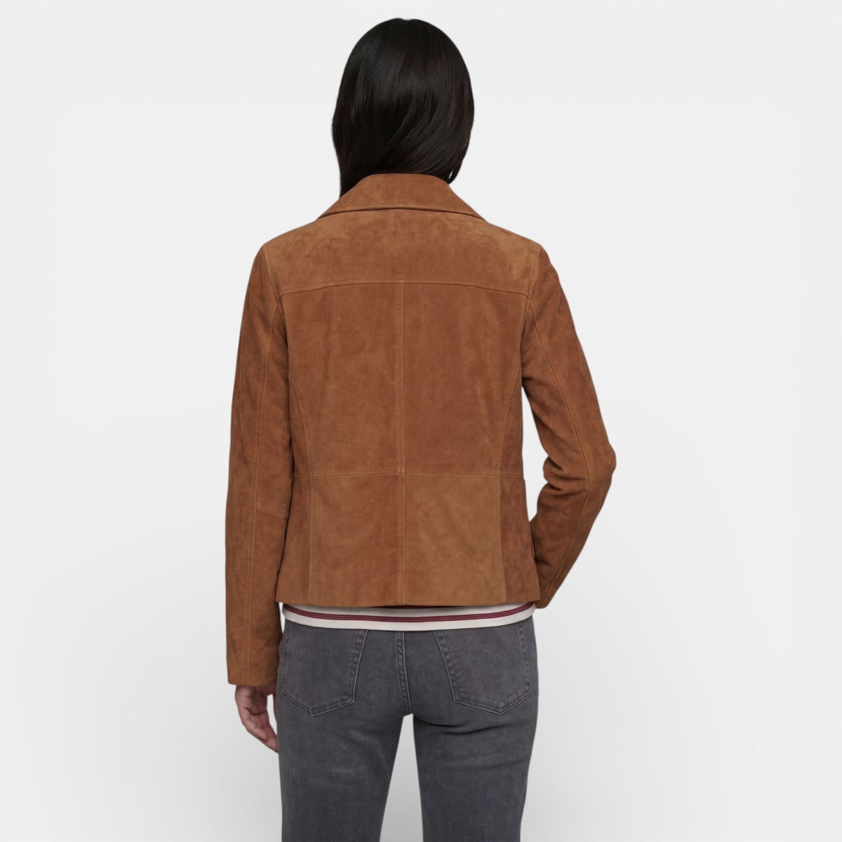 Sueleta - Suede Effect Jacket Office To Weekend Wear — view 3 of 4