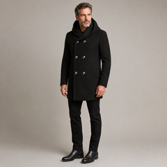 Marrowick - Mid-Length Hooded Coat Autumn Winter Wear — view 3 of 5