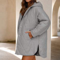 Duveline - Diamond Quilted Hooded Puffer Jacket Cold Season Wear