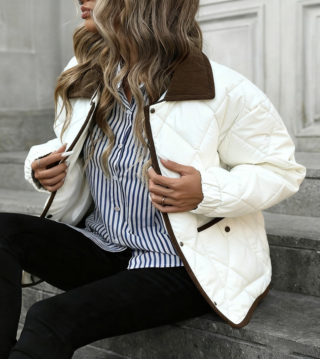 Duvelle - Quilted Puffer Jacket Cold Weather Layering — view 10 of 10