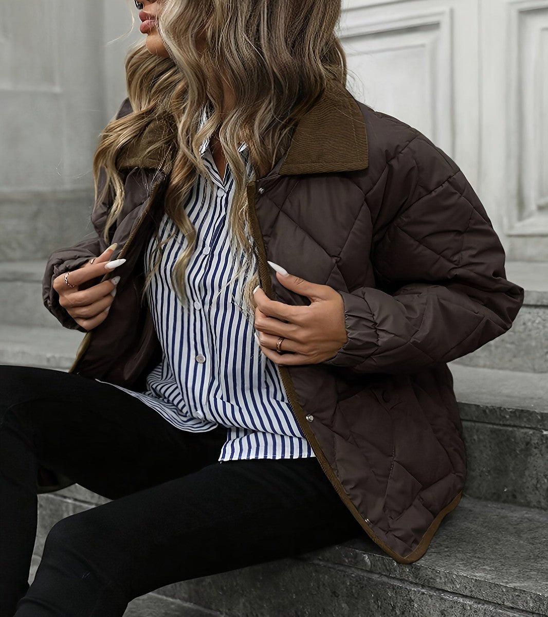 Duvelle - Quilted Puffer Jacket Cold Weather Layering — view 3 of 10