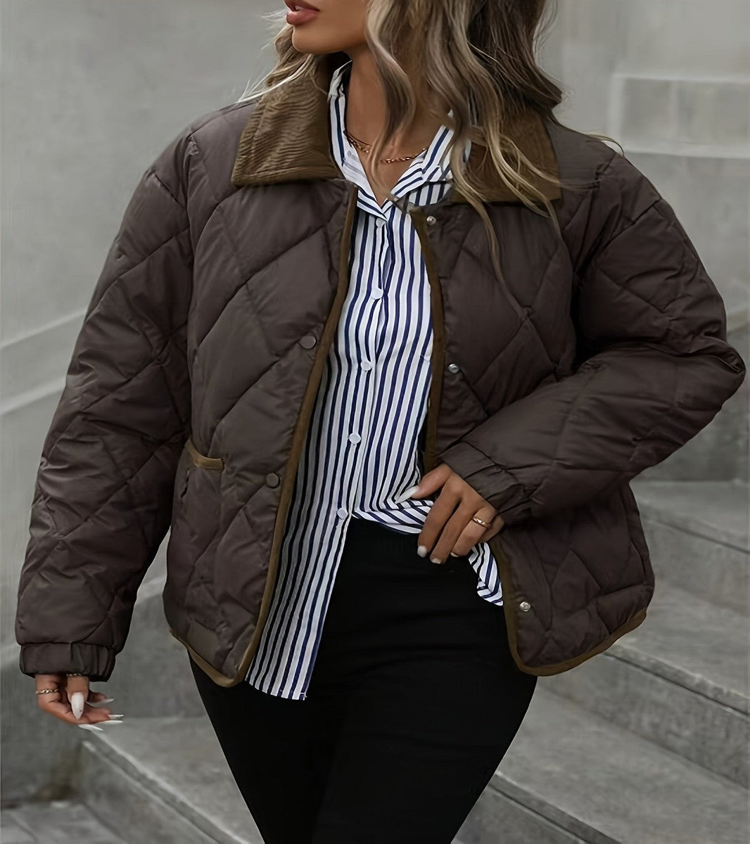 Duvelle - Quilted Puffer Jacket Cold Weather Layering — view 5 of 10