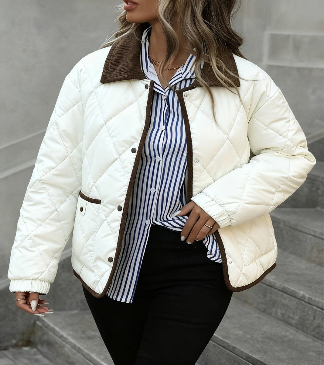 Duvelle - Quilted Puffer Jacket Cold Weather Layering — view 9 of 10
