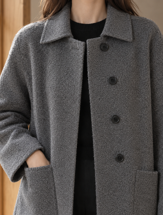 Duvienne - Winter Wool Coat Cold Weather Commuting — view 2 of 5