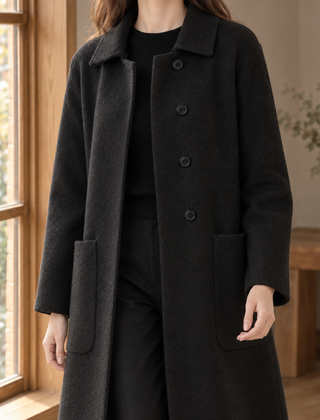 Duvienne - Winter Wool Coat Cold Weather Commuting — view 3 of 5