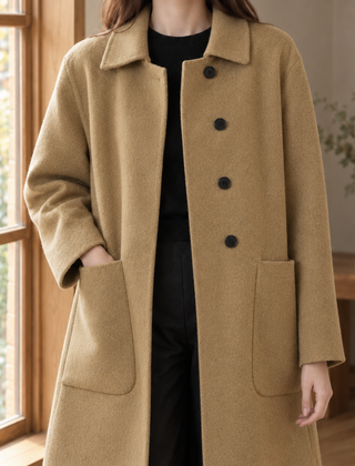 Duvienne - Winter Wool Coat Cold Weather Commuting — view 4 of 5