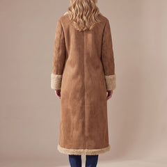 Faurelle - Shearling Lined Faux Fur Coat Cold Weather Commuting — view 4 of 6