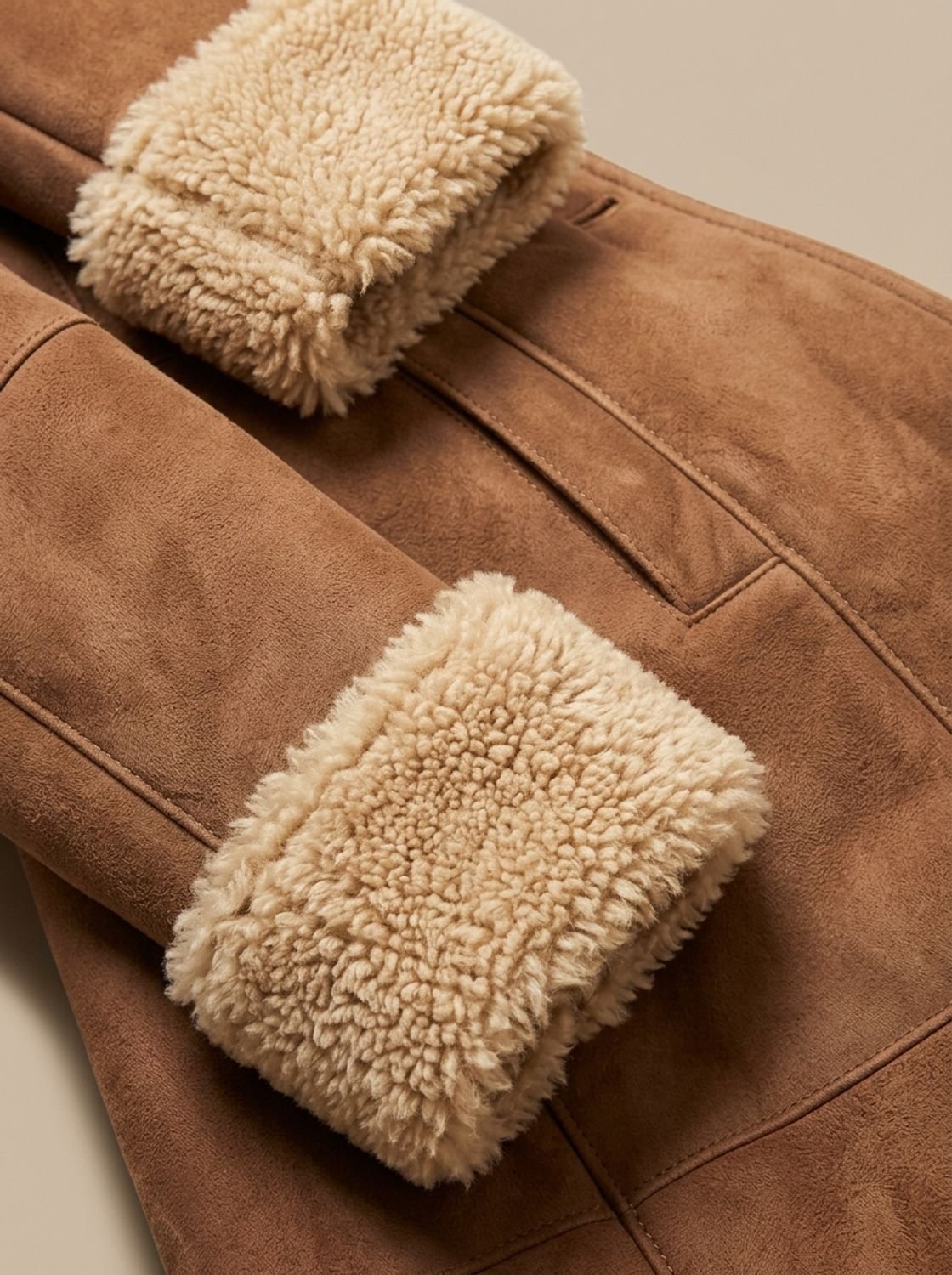 Faurelle - Shearling Lined Faux Fur Coat Cold Weather Commuting — view 6 of 6