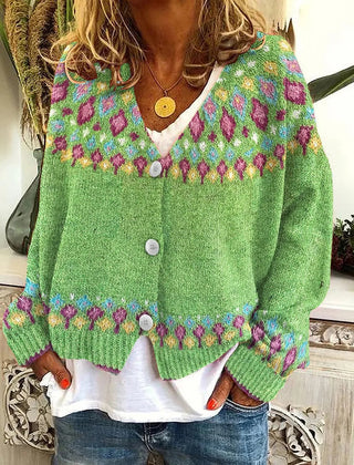 Fenlow - Button Front Knit Cardigan Everyday Layering