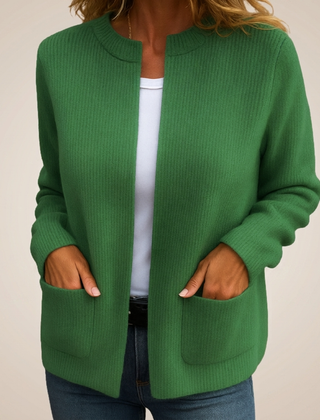 Fennelby - Open Front Knit Cardigan Everyday Layering — view 5 of 6