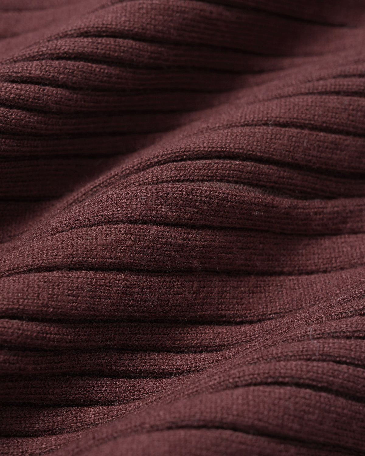 Fennwick - Contrast Collar Knit Tunic Dress For Autumn — view 5 of 5