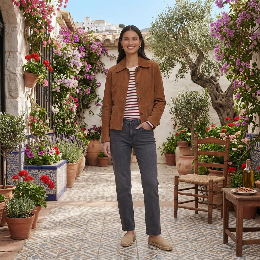 Sueleta - Suede Effect Jacket Office To Weekend Wear — view 4 of 4