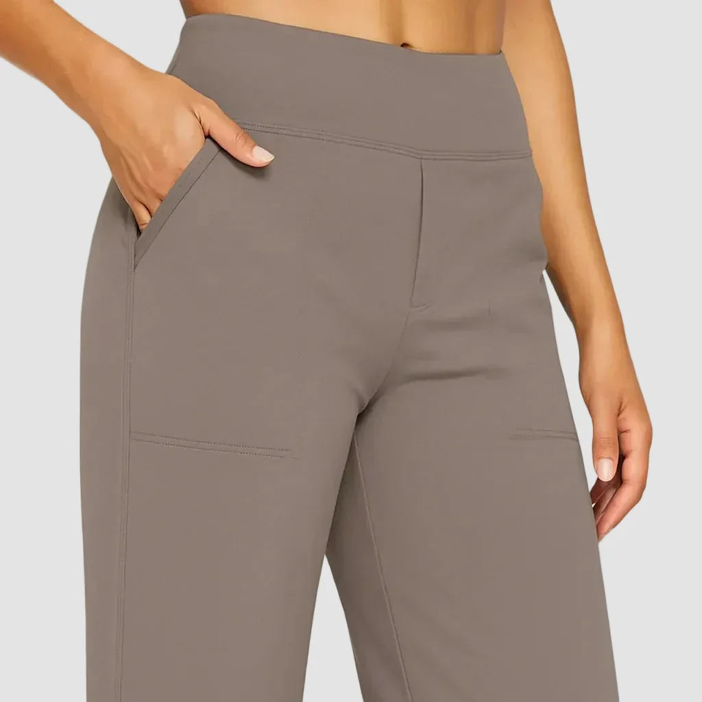 Halowen - High Waist Wide Leg Sweatpants Everyday Wear — view 2 of 10
