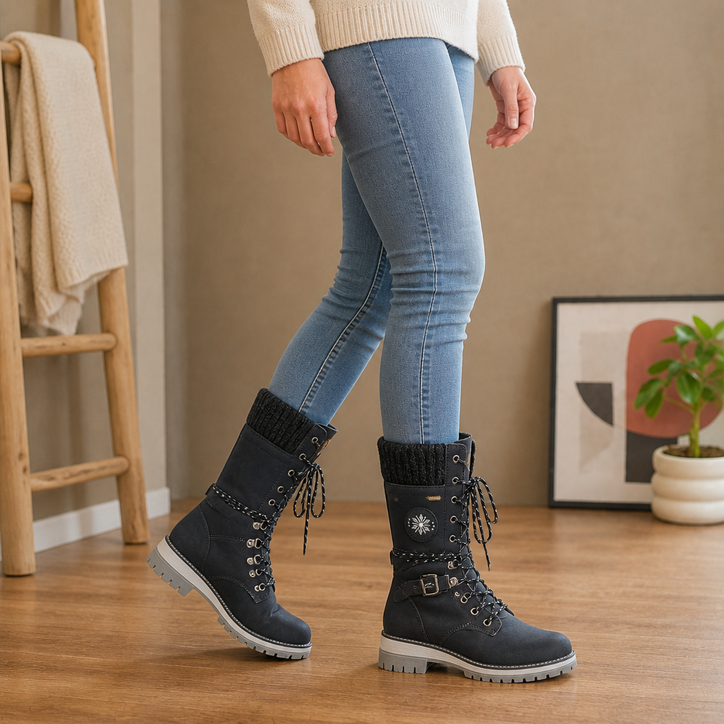 Frostavia - Snow Boots Women Tall Shaft Easy Zip — view 10 of 12