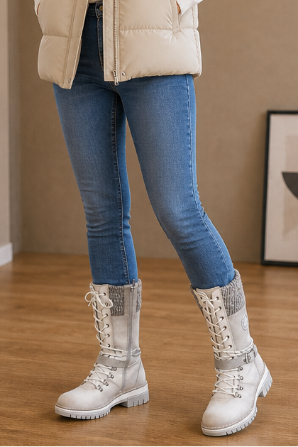 Frostavia - Snow Boots Women Tall Shaft Easy Zip — view 11 of 12