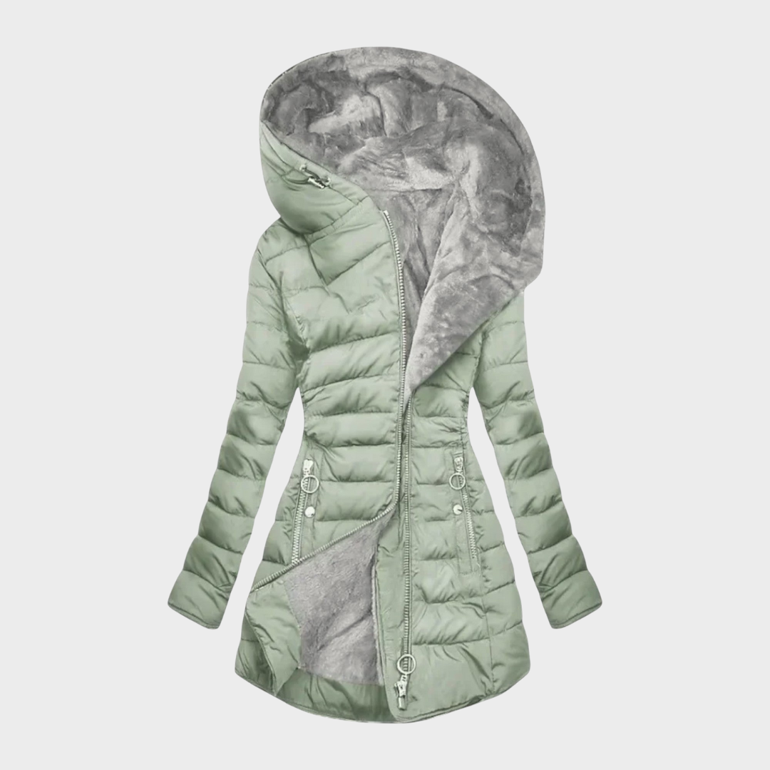 Frostelle - Long Quilted Puffer Coat Winter Wear