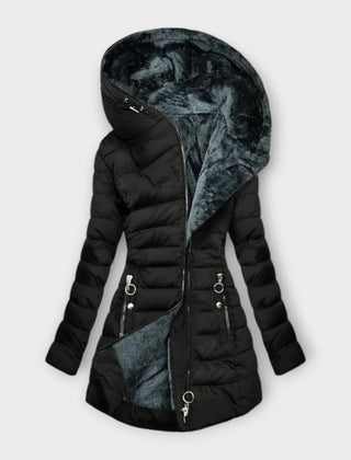 Frostelle - Long Quilted Puffer Coat Winter Wear — view 2 of 3