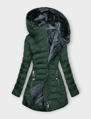 Frostelle - Long Quilted Puffer Coat Winter Wear — view 3 of 3