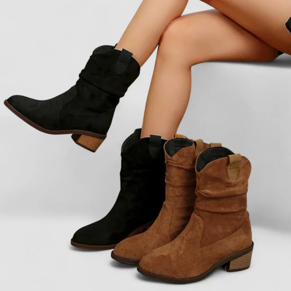 Haverlee - Slouch Western Ankle Boot Everyday Styling — view 2 of 8