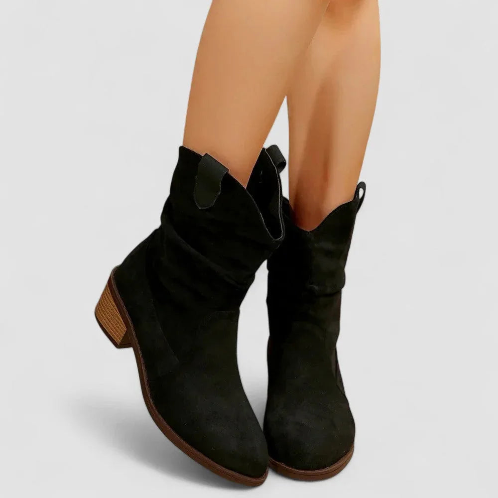 Haverlee - Slouch Western Ankle Boot Everyday Styling — view 3 of 8