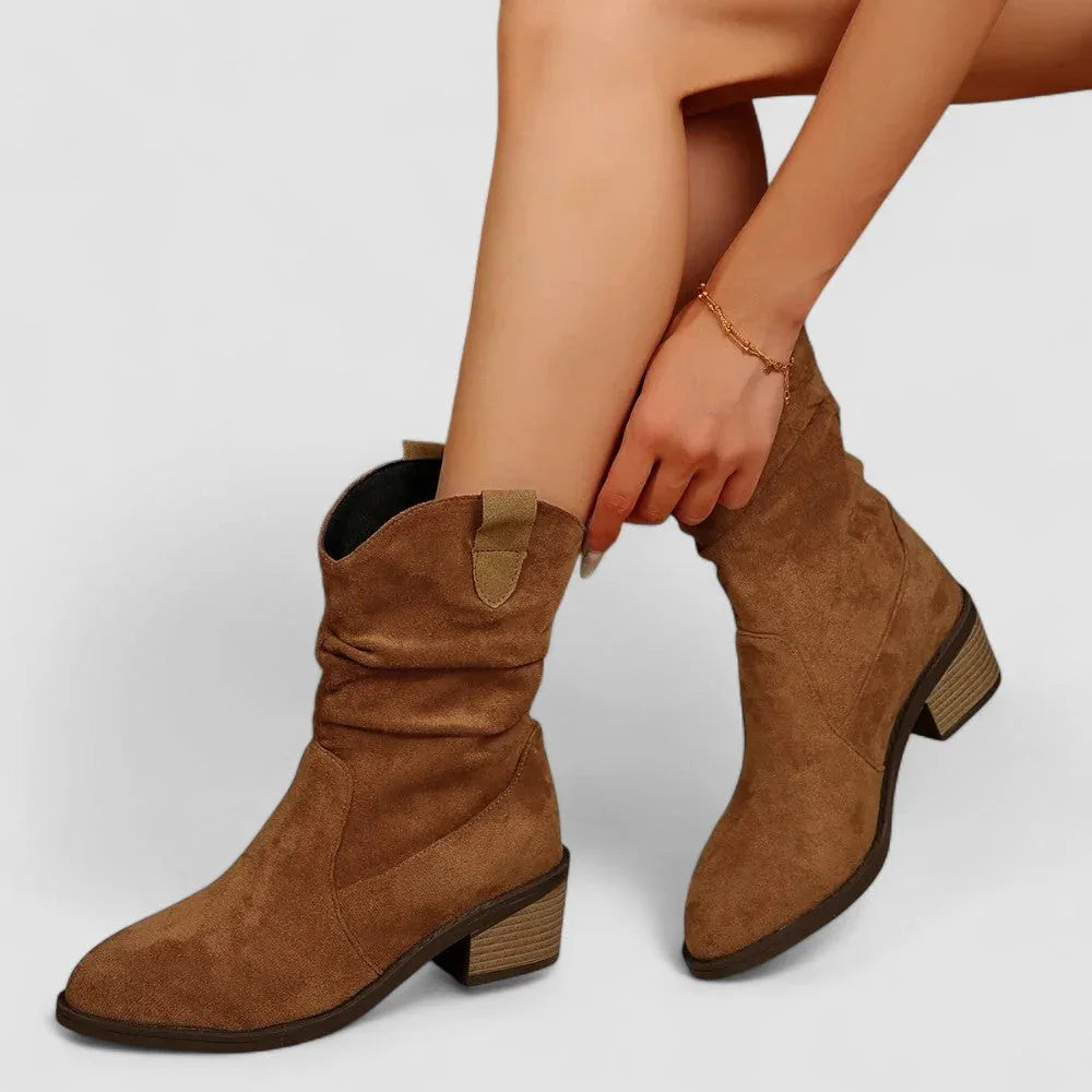 Haverlee - Slouch Western Ankle Boot Everyday Styling — view 6 of 8