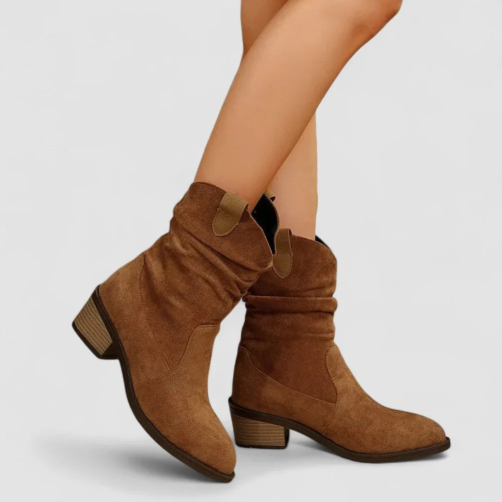 Haverlee - Slouch Western Ankle Boot Everyday Styling — view 7 of 8