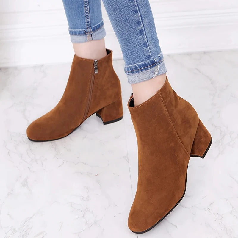 Corvella - Suede Ankle Boots For Everyday Wear — view 2 of 5