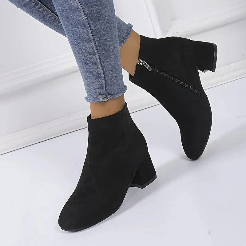 Corvella - Suede Ankle Boots For Everyday Wear — view 4 of 5