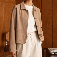 Khadira - Single Breasted Knit Jacket Autumn Winter Wear