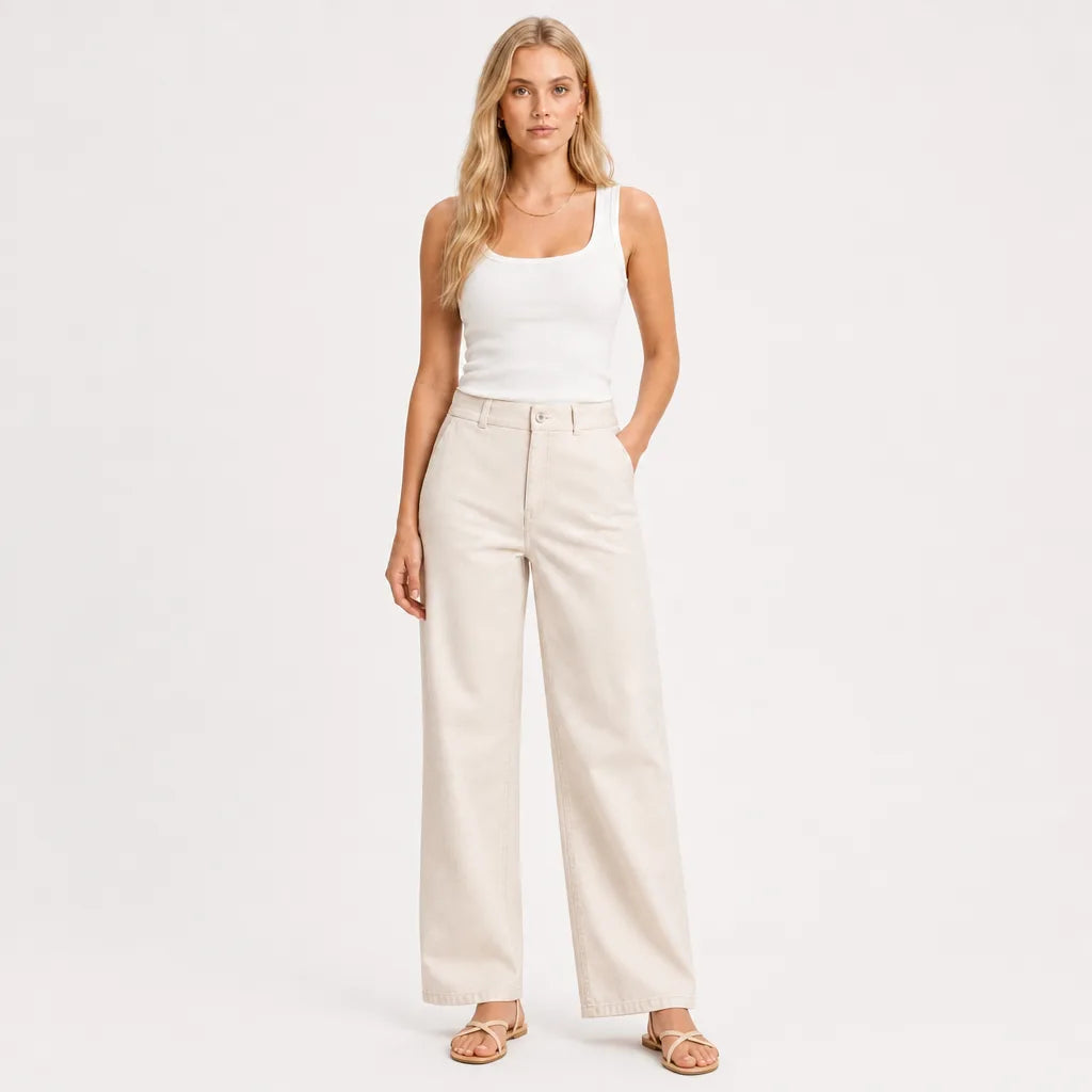 Larelle - Relaxed Wide Leg Trousers Everyday Wear — view 3 of 6