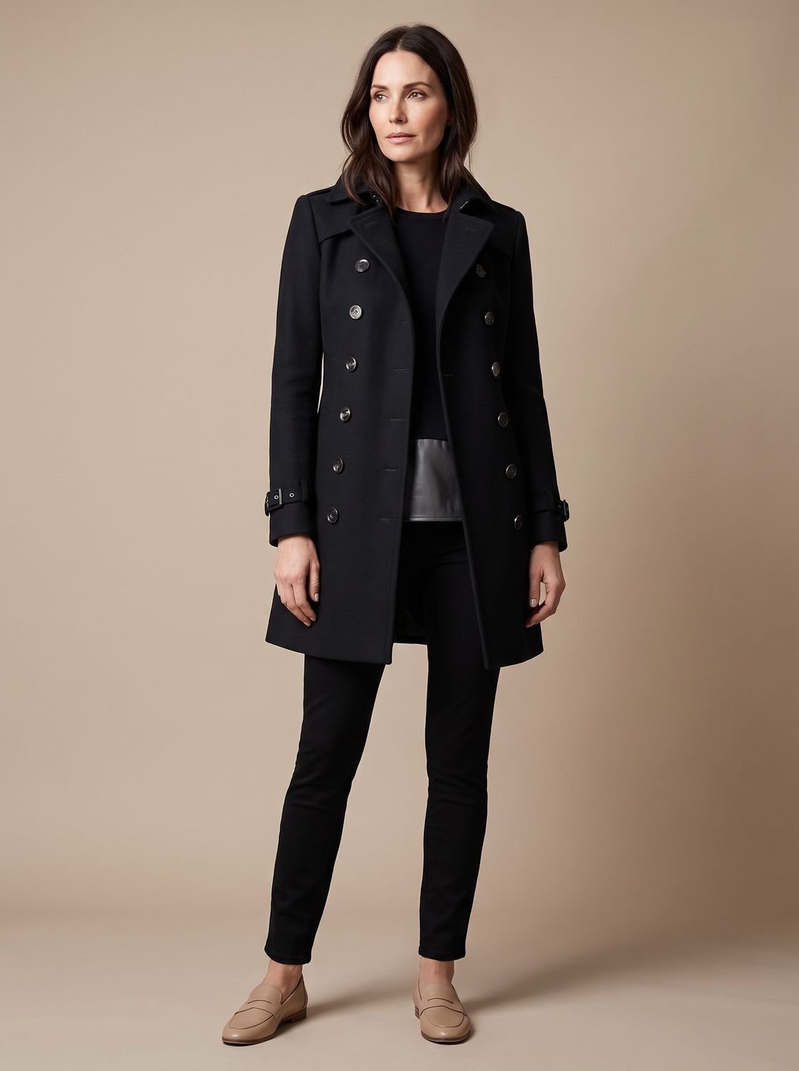 Marchella - Wool Coat For Office And Evening Wear