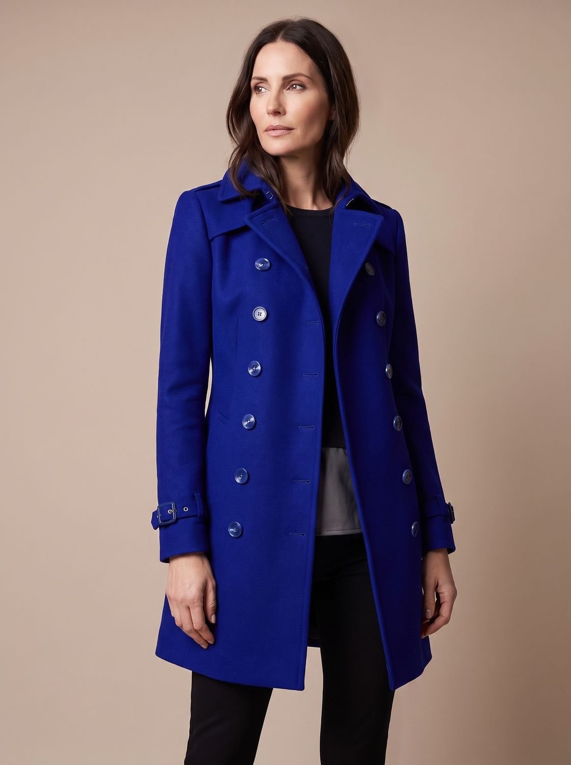 Marchella - Wool Coat For Office And Evening Wear — view 3 of 4