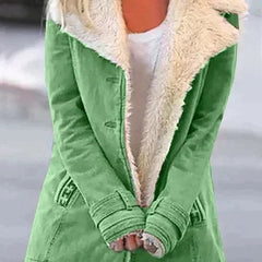 Marchessa - Shearling Collar Winter Jacket Cold Weather Layering