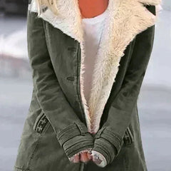 Marchessa - Shearling Collar Winter Jacket Cold Weather Layering — view 3 of 9
