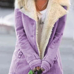 Marchessa - Shearling Collar Winter Jacket Cold Weather Layering — view 6 of 9