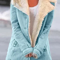 Marchessa - Shearling Collar Winter Jacket Cold Weather Layering — view 7 of 9
