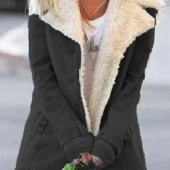 Marchessa - Shearling Collar Winter Jacket Cold Weather Layering — view 9 of 9
