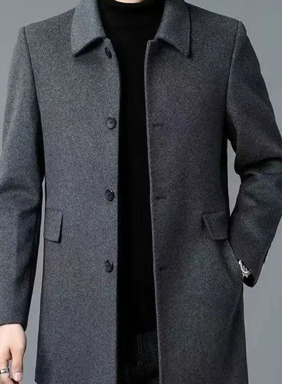 Marchetto - Tailored Wool Overcoat For Winter Wear