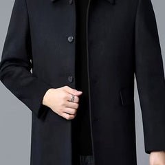 Marchetto - Tailored Wool Overcoat For Winter Wear — view 2 of 6