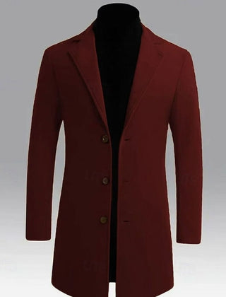 Marchmont - Men's Long Wool Overcoat Smart City Wear — view 10 of 10