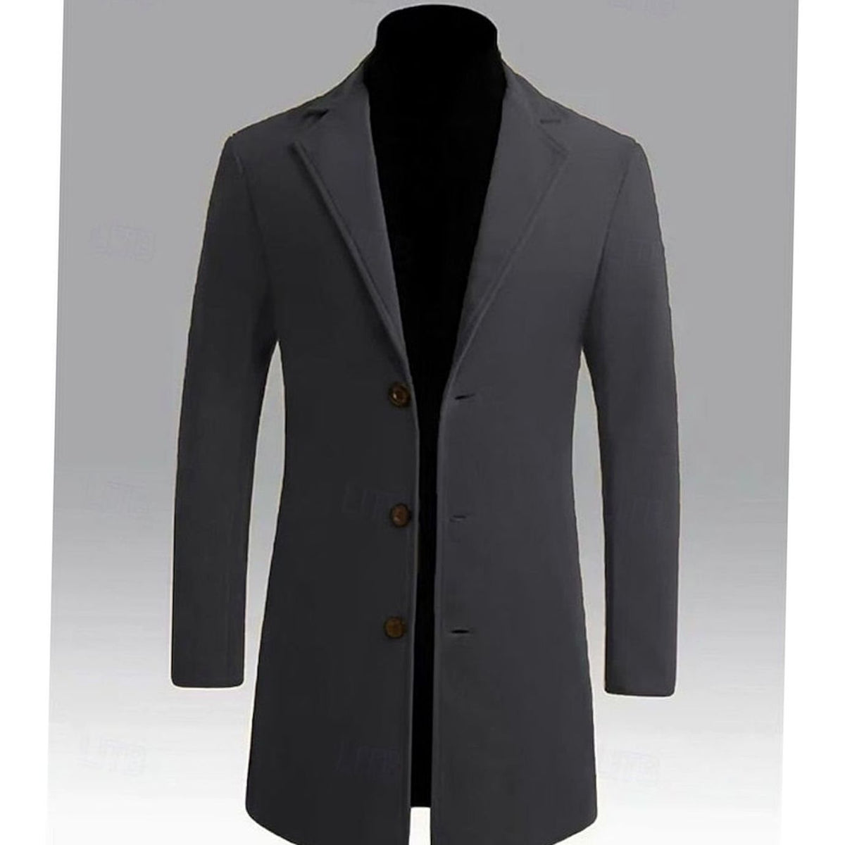 Marchmont - Men's Long Wool Overcoat Smart City Wear — view 4 of 10
