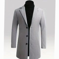 Marchmont - Men's Long Wool Overcoat Smart City Wear — view 5 of 10