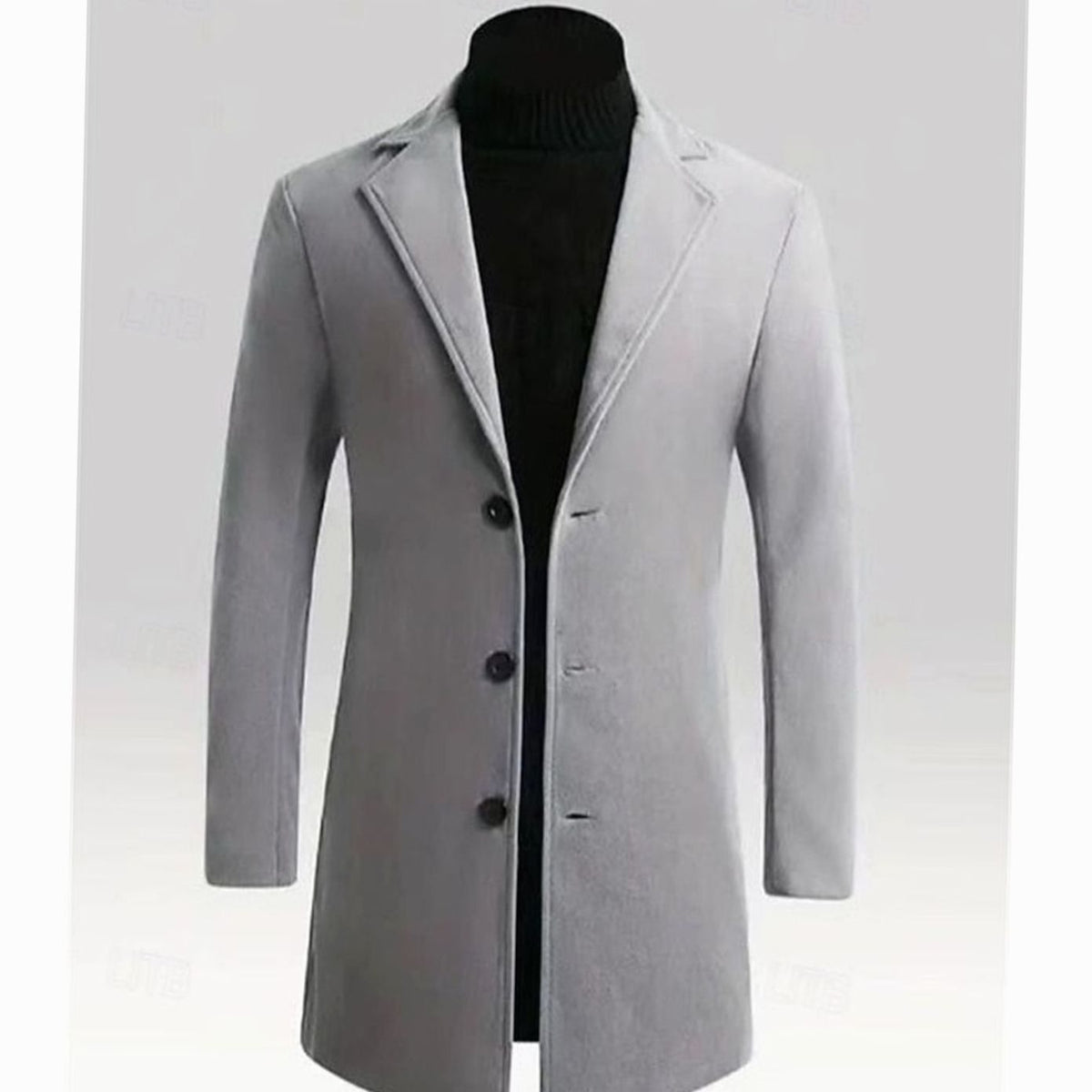 Marchmont - Men's Long Wool Overcoat Smart City Wear — view 5 of 10