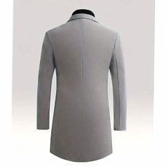 Marchmont - Men's Long Wool Overcoat Smart City Wear — view 6 of 10