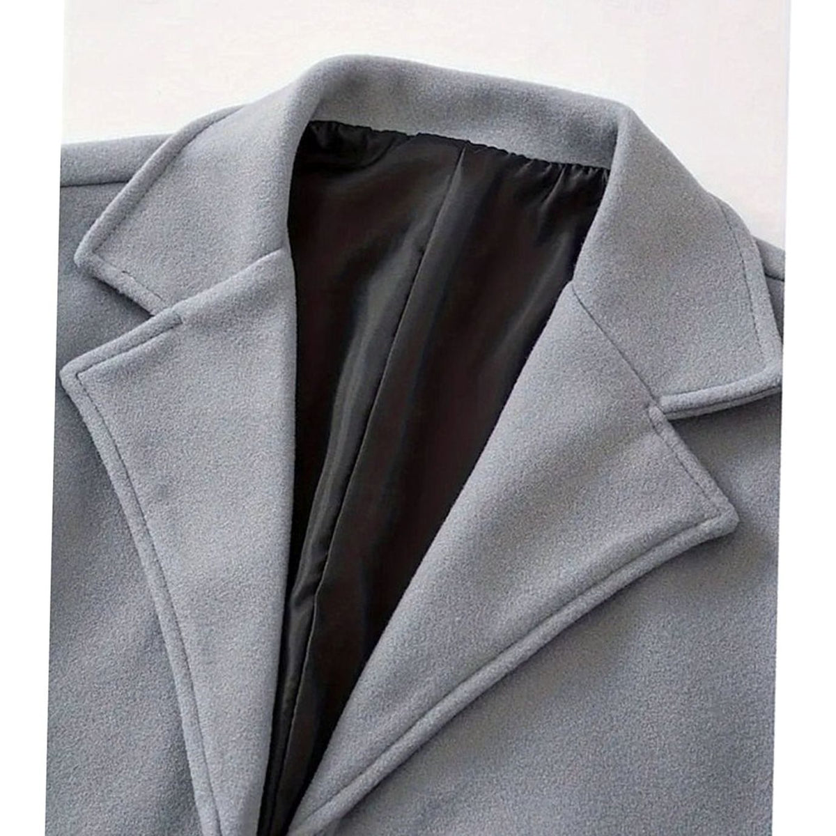 Marchmont - Men's Long Wool Overcoat Smart City Wear — view 7 of 10