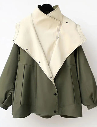 Solenne - Oversized Hooded Trench Coat Spring Layering — view 7 of 8