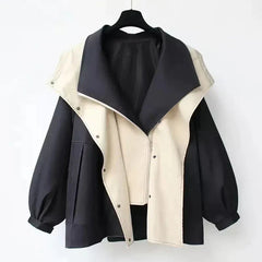 Solenne - Oversized Hooded Trench Coat Spring Layering — view 8 of 8