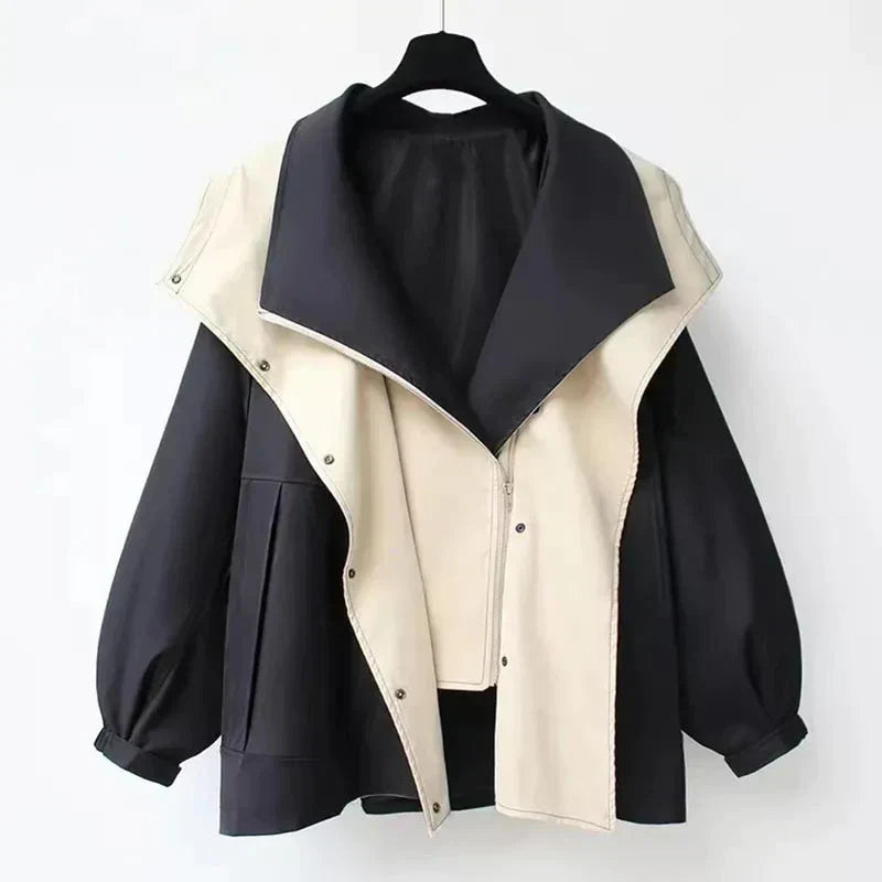 Solenne - Oversized Hooded Trench Coat Spring Layering — view 8 of 8